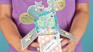 Another option is to create a card from the exploding box design. How To Make A Pop Up Box Card Craft Techniques Pop Up Box Cards Exploding Box Card Diy Card Box