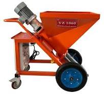 Wall plastering gypsum cement mortar spray machine