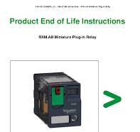 Schneider Electric RXM4AB1JD RXM.AB Miniature Plug In Relay ...