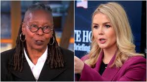 Karoline Leavitt's eight-word response to Whoopi Goldberg ...