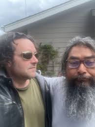 Two ex-ILM salty dudes reunited again! Ricardo Ramos stopped by Norcal  Shasta mothership to say goodbye before I bail the USA (again).