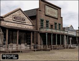 Old West Sheriffs Office 3d Building Model Old Western Towns Old West Town Western Saloon