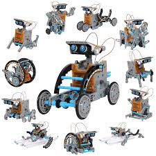 Well, this game is for you! Discovery Kids Mindblown Stem 12 In 1 Solar Robot Kit 190 Piece