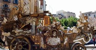 Palermo Carro Di Santa Rosalia Palermo Fotografia Carre