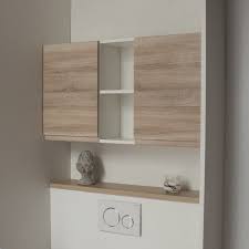 Meubles De Rangements Dessus Wc Personnalisable Modele Avec Etagere Ouverte En 2020 Meuble Rangement Meuble Wc Suspendu Et Idee Deco Toilettes