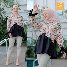 Maybe you would like to learn more about one of these? Baju Batik Wanita Atasan Kombinasi Lengan Panjang Terbaru Modern 2021 Kantor Hajatan Kondangan Kerja Shopee Indonesia
