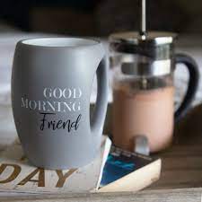 Good morning coffee cup pictures. Pavilion Good Morning Friend 16 Oz Gray Coffee Mug Mugs Coffee Mugs Good Morning