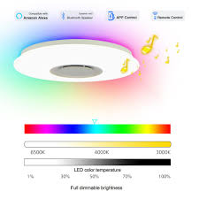 Ilamp Smart Music Ceiling Light A Light More Than Lights Ceiling Lights Led Color Ceiling Speakers