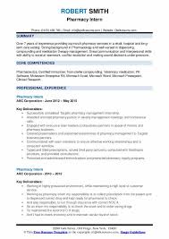 Find a cv sample that fits your career. Pharmacy Intern Resume Samples Qwikresume