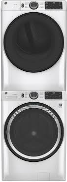 A stackable washer and dryer combination is an ideal solution for individuals with smaller laundry rooms as the two machines will take only the same amount of floor space as a single washer or dryer. Ge 28 Inch Front Load Laundry Pair Appliances Connection