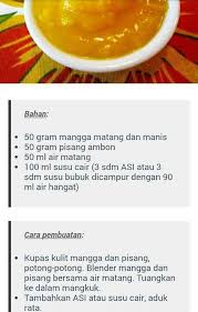 Pin Oleh Harni Chrisandha Di Resep Makanan Bayi 6 Bulan Resep Makanan Bayi Makanan Bayi Resep Makanan