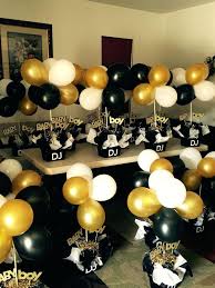 45 Graduation Party Ideas Black And Gold Bridal Shower Https Silahsi 50th Birthday Decorations Birthday Decorations For Men 50th Birthday Party Ideas For Men