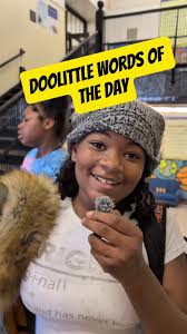 it's time for the Doolittle words of the day!!! #bronzeville #cps #bla...