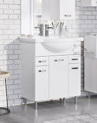 Badmobel Waschbecken Rio 85 Cm Schrank Amigo Optional Click Clack Siphon In 2020 Waschbecken Unterschrank Waschbeckenunterschrank