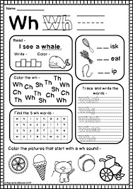 Wh Digraph Worksheets In 2020 Phonics Worksheets Phonics Kindergarten Phonics