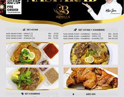 Bismillahirrahmanirrahim, nasi arab mandy dimakan tanpa kuah , hanya nasi, ayam, salad. Dhia Hylina On Behance