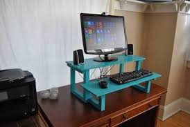 Share your experience in the comment section below. Homemade Standing Desk Converter