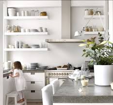 Discover inspiration for your kitchen remodel and discover ways to makeover your space for countertops, storage frosted cabinets are great for a more modern element, while painted cabinets make for a nice but inexpensive touch. Natural Modern Interiors Open Kitchen Shelves Ideas