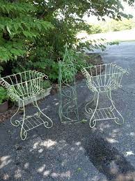 Vintage Garden Decor Wrought Iron Plant Stands Vintage Garden Decor Vintage Patio Furniture Wrought Iron Garden Furniture