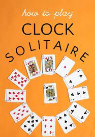 Clock Solitaire Card Game Keeps Kids Busy Solitaire Card Game Fun Card Games Card Games For Kids