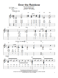 Wooden dining table with metal legs uke tabs somewhere over the rainbow. Over The Rainbow By E Y Yip Harburg Ukulele Guitar Instructor