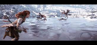 Gif The Witcher 3 Is A Great Game To Take Screenshots But Horizon Zero Dawn Is The Game Which Is Both Great Horizon Zero Dawn Night In The Wood Animal Design