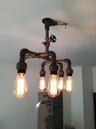 Deckenleuchter 6 Fach Ceiling Lamp 6x Ceiling Lamp Lamp Steampunk Lamp