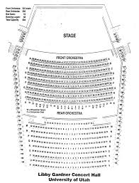 Kingsbury Hall Utah Seating Chart Elcho Table