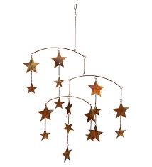 Hanging Star Shower Metal Mobile In 2020 Star Shower Hanging Stars Hanging