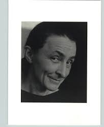 1929 1978 Alfred Stieglitz Coy Wry Smile Georgia O'Keeffe Tritone Art Photo 
