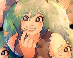 Miku Bear Vocaloid Hatsune Miku Button