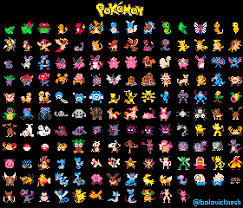 All your favorite pokemon in one place from the first to the eighth generation. All 151 Gen 1 Pokemon Pixel Art By Me Pokemon