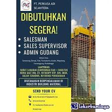 Cantumkan lokersoloraya.com sebagai sumber informasi lowongan kerja pada berkas lamaran anda. Lowongan Kerja Di Demak Jawa Tengah Agustus 2021