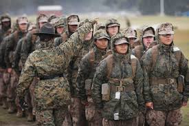 *me stepping out of cop car and walking over to adam's driver window* excuse me sir? Marine Corps Eases Weight Restrictions For Women