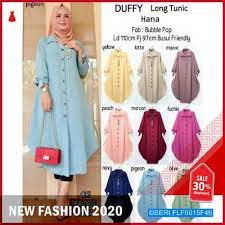 15 model baju atasan wanita terbaru 2020 chanel ini memberikan informasi. Flf0015f46 Duffy Long Tunik Bmgshop Di 2020 Baju Atasan Wanita Tunik Pakaian Wanita