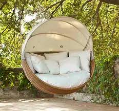 Rattan Hanging Lounger Armadillo Sonneninseln Rattan Gartenmobel Looms Hangebett Wohnen Und Garten Terasse Mobel