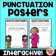 punctuation posters and anchor charts