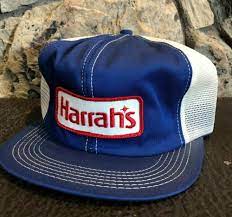 Vintage Harah S Casino Mesh Snapback Hat Cap Patch K Brand Made In Usa Blue Kproductsbrand Truckerhat Trucker Hat Mesh Trucker Hat Vintage Trucker Hats