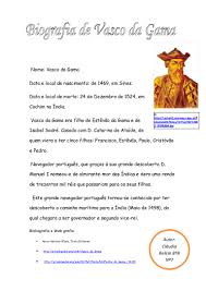 Maybe you would like to learn more about one of these? Biografia De Vasco Da Gama