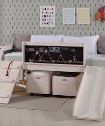 Your Little One Starts The Day Right By Taking A Ride Down The Slide Attached To This Low Loft Bed Two Sto Low Loft Beds Low Loft Beds For Kids Kids Loft