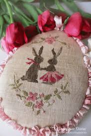 a week of free easter cross stitch charts 3 cross stitch