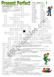 Maybe you would like to learn more about one of these? Crossword Puzzle Present Perfect Esl Worksheet By Luoliveira