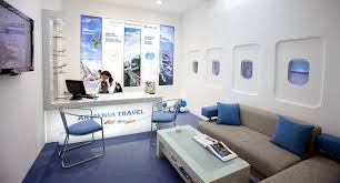 Zara Design Yerevan Armenia Travel Agency Interior Design Category Interiores De Oficina Agencia De Viajes Agencias De Turismo