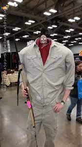 Scare the town in as this insane horror icon, but when you become this freak try not to grope and peep at all the women. Cool Harry The Hunter And Voodoo Shaman Costumes From Beetlejuice 2 Cool Halloween Costumes Beetlejuice Monster Costumes