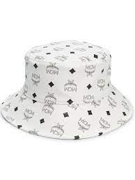 Mcm Mcm Klassischer Fischerhut Weiss Mcm Bucket Hat Mcm Hats
