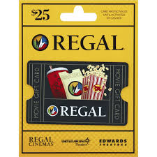 Regal cinemas is an american movie theater chain headquartered in knoxville, tennessee. Regal Entertainment Group Gift Card Movie 25 Gift Cards Chief Markets