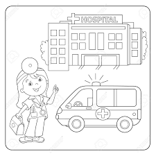 Coloringanddrawings.com provides you with the opportunity to color or print your woman doctor drawing online for free. Coloring Page Outline Of Cartoon Doctor With First Aid Kit Profession Royalty Free Cliparts Vectors And Stock Illustration Image 67804651