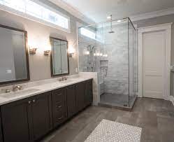 Get free shipping on qualified brown bathroom wall cabinets or buy online pick up in store today in the bath department. 75 Beautiful Gray Bathroom With Brown Cabinets Pictures Ideas July 2021 Houzz