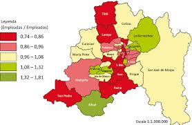Utilize o código ao lado para obter a versão digital deste mapa e outros conteúdos. Vista De Brechas Territoriales De Genero En La Region Metropolitana De Santiago Chile Cuadernos Geograficos