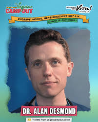Dr. Alan Desmond is coming to Vegan Camp Out 2025! 👨🏻‍⚕️🩺 Doctor Alan  Desmond is one of the UK and Ireland's most prominent gut health experts  and an enthusiastic advocate for the